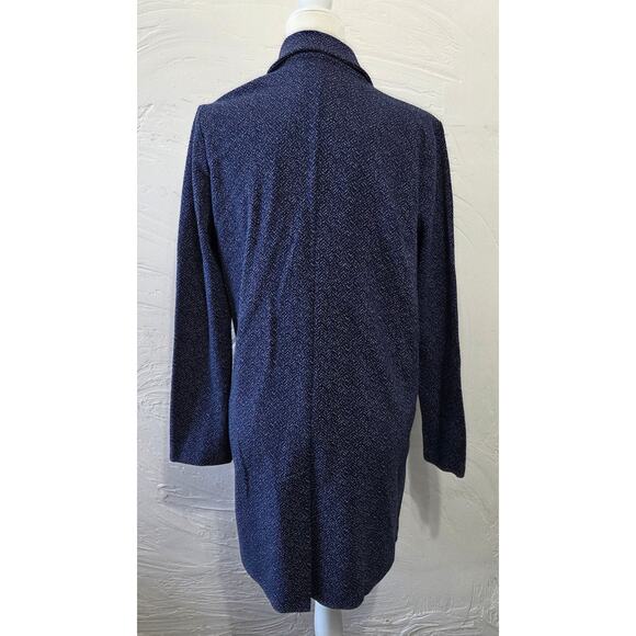 Lucky Brand Open Long Blue Cardigan / Coat Woman's Size Medium - Picture 3 of 8